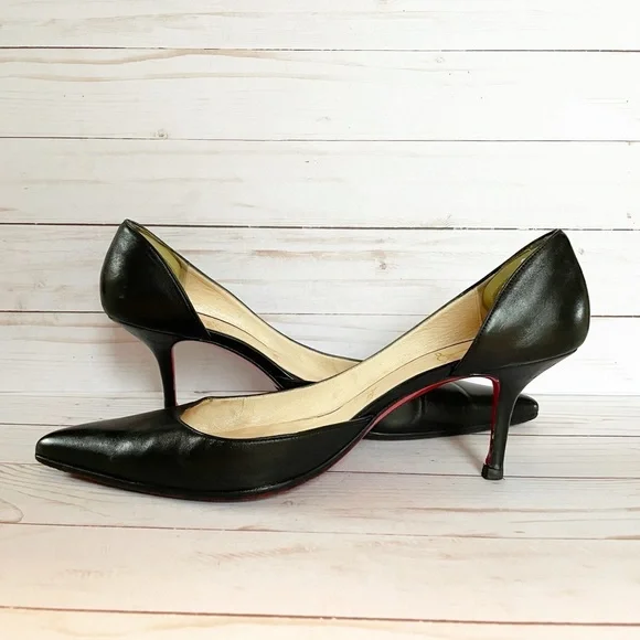 Christian Louboutin Black Napa Sixties size 40 - Picture 9 of 12